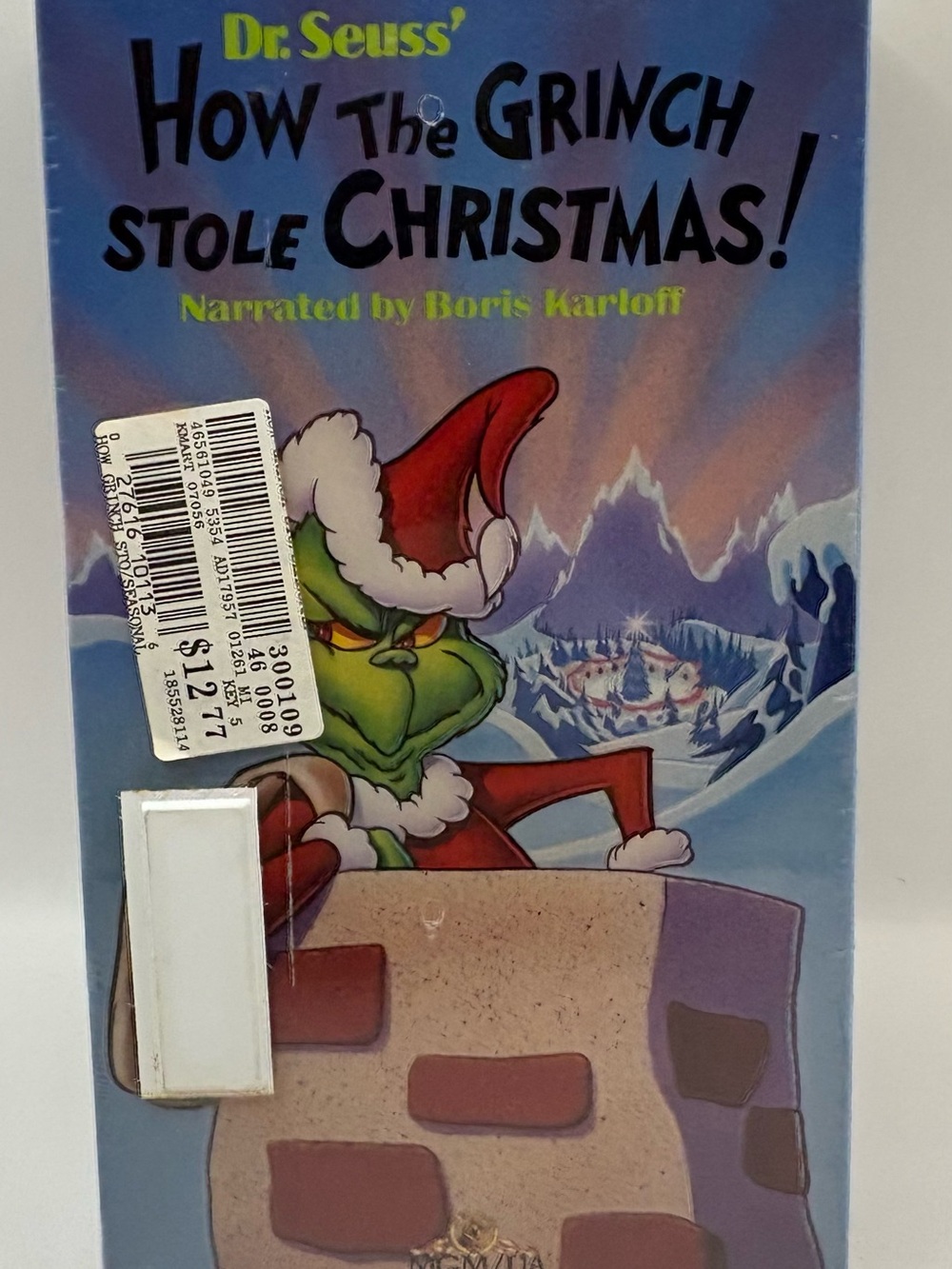 Dr. Seuss: How the Grinch Stole Christmas [VHS] 1994 Sealed